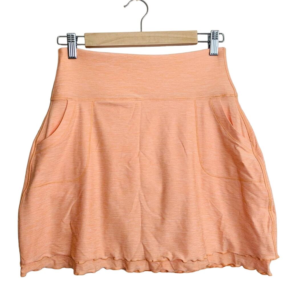 Peter Millar Performance Stretch Convertible Swing Skort Skirt Orange Small